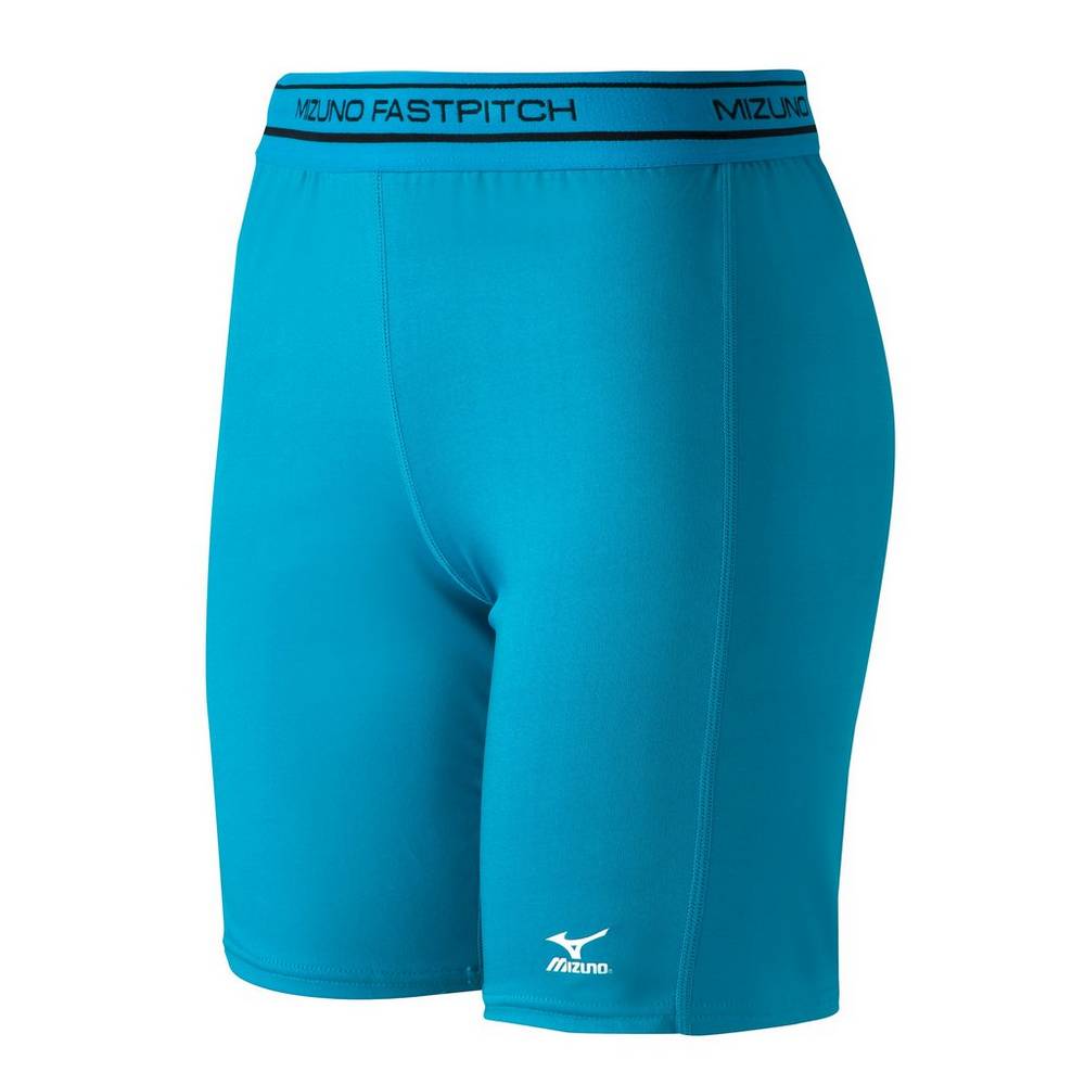 Damske Šortky Mizuno Nizke Rise Compression Sliding Softball Modre Vypredaj BILC04172